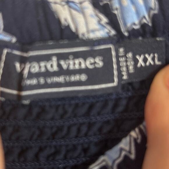 Vineyard Vines Women's Plus Size XXL Blue Floral Ellen Flutter Sleeve Maxi Dress - Picture 7 of 9